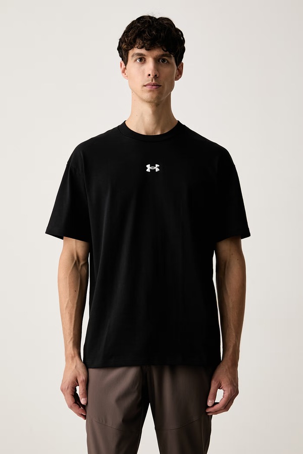 Футболка чоловіча з бавовною Under Armour колір чорний