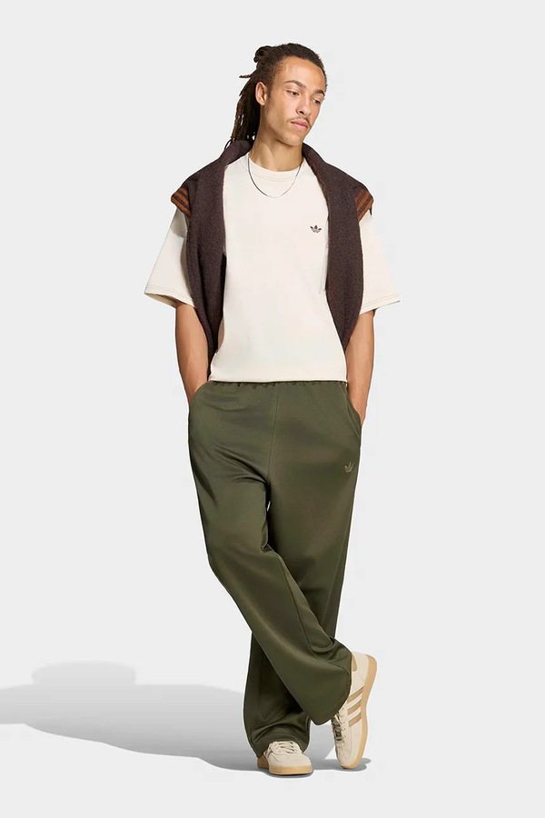 Футболка мужская хлопковая adidas Originals Contrast Oversized цвет бежевый фото 2