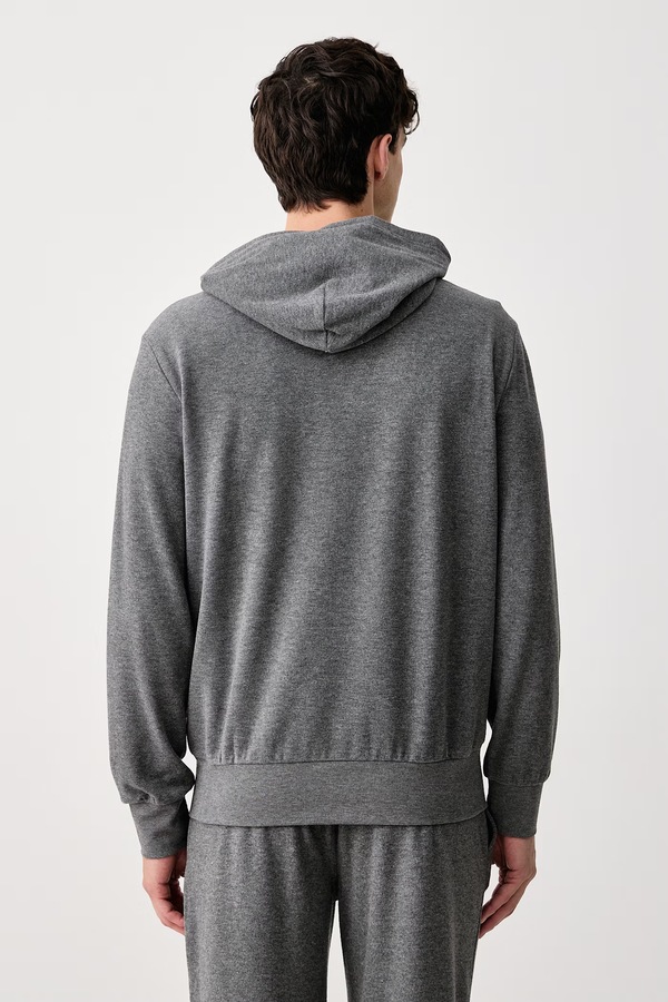 Кофта loungwear чоловіча Polo Ralph Lauren колір сірий фото 2
