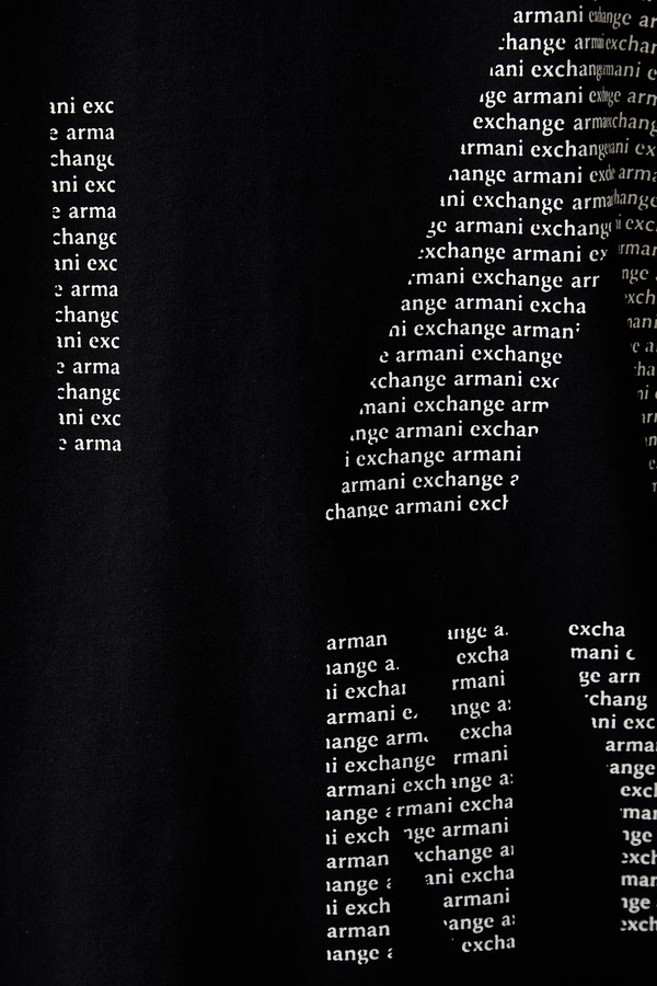 Футболка чоловіча бавовняна Armani Exchange колір темно-синій фото 4