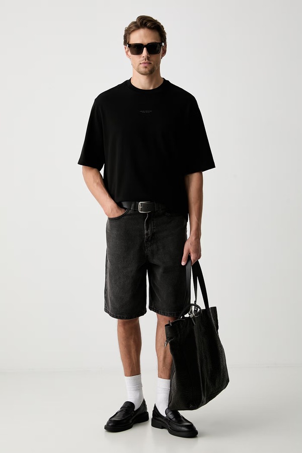 Футболка basic женская хлопковая Armani Exchange цвет черный
