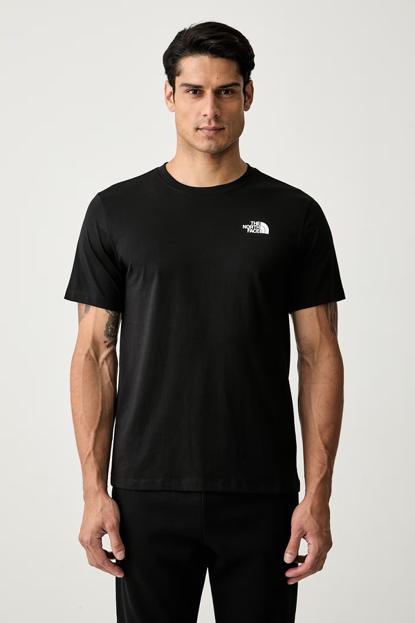 Футболка чоловіча з бавовною The North Face GRAPHIC колір чорний фото 3