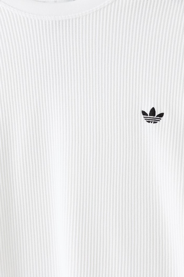 Футболка чоловіча бавовняна adidas Originals Trefoil Essentials колір білий фото 2