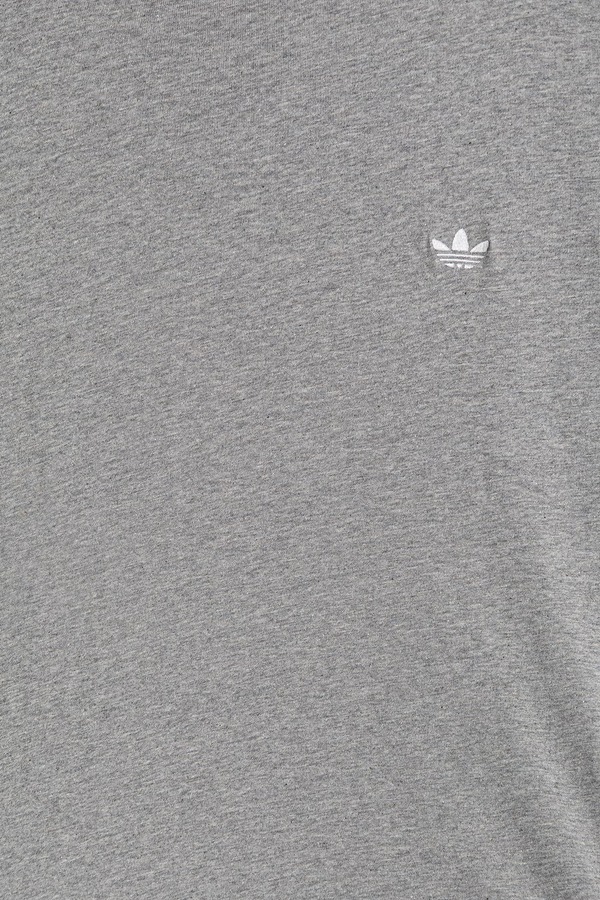 Футболка мужская с хлопком adidas Originals Trefoil Essentials цвет серый фото 2