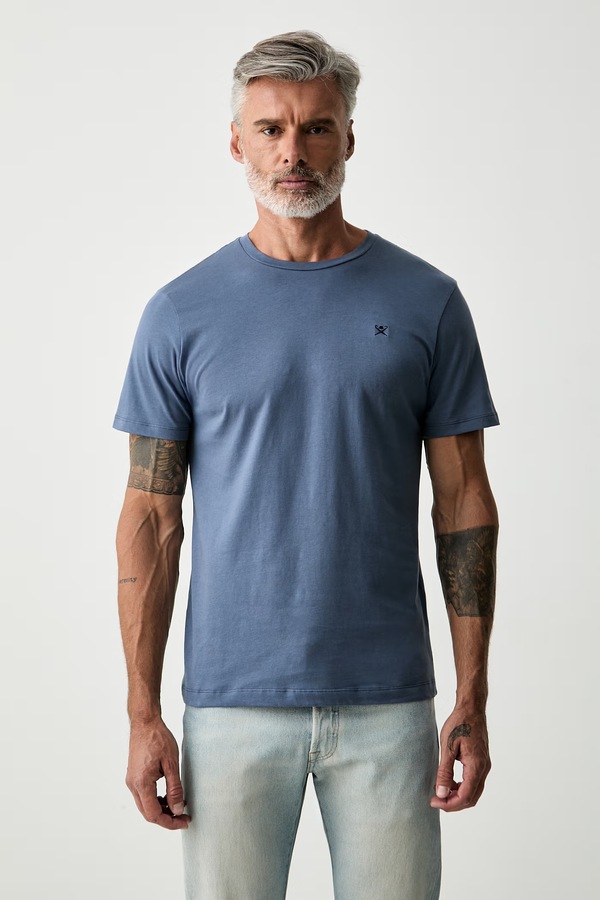Футболка мужская хлопковая Hackett London цвет голубой