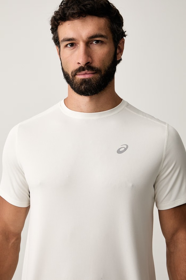 Футболка для тренувань чоловіча Asics CORE SS TOP колір бежевий фото 4