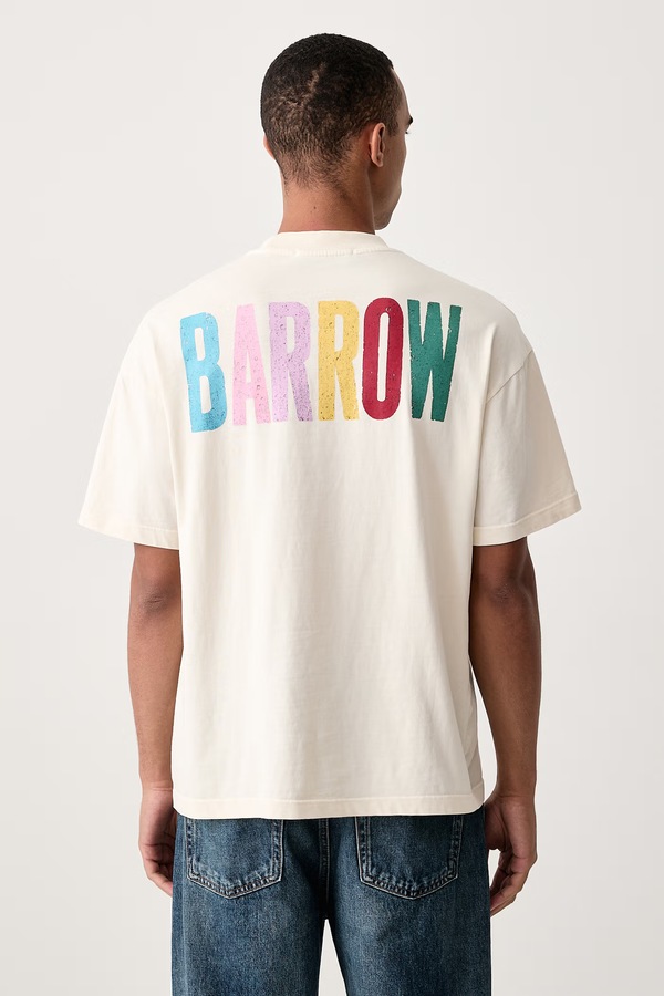 Футболка бавовняна Barrow колір бежевий