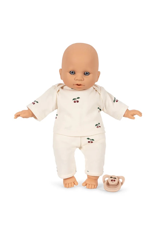 Набір іграшок дитячий Konges Sløjd POPPY DOLL STROLLER SET колір бежевий фото 3