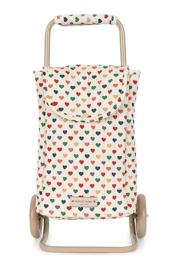 Іграшковий візок дитячий Konges Sløjd KIDS TROLLEY колір бежевий