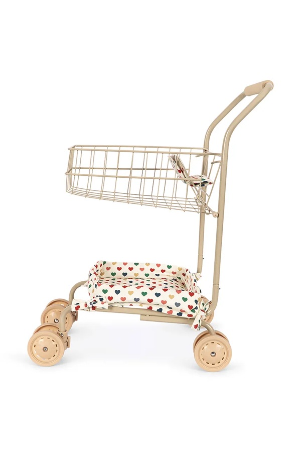 Набір іграшок дитячий Konges Sløjd KIDS SHOPPING CART колір бежевий