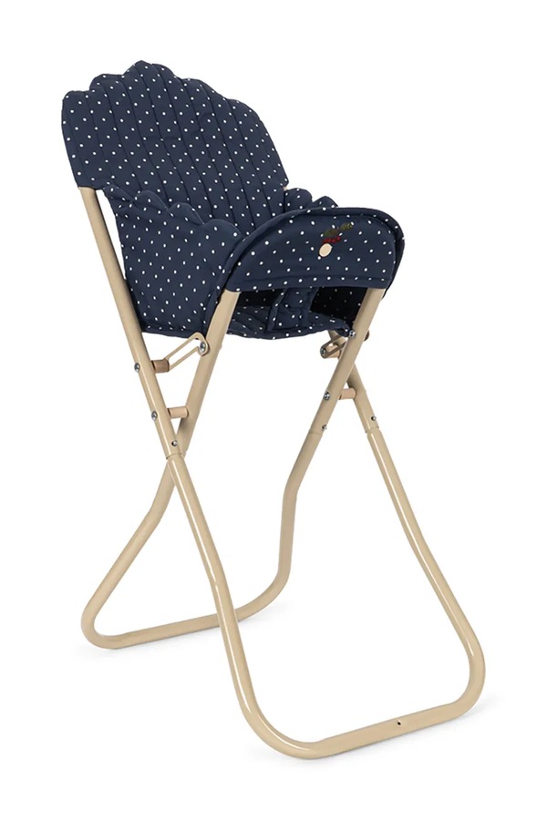 Крісло для ляльок дитяче Konges Sløjd DOLL HIGH CHAIR колір темно-синій фото 2