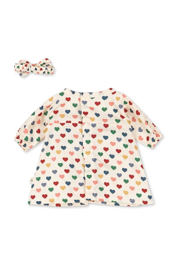 Одяг для ляльок бавовняне Konges Sløjd DOLL CLOTHES SET GOTS колір бежевий фото 2