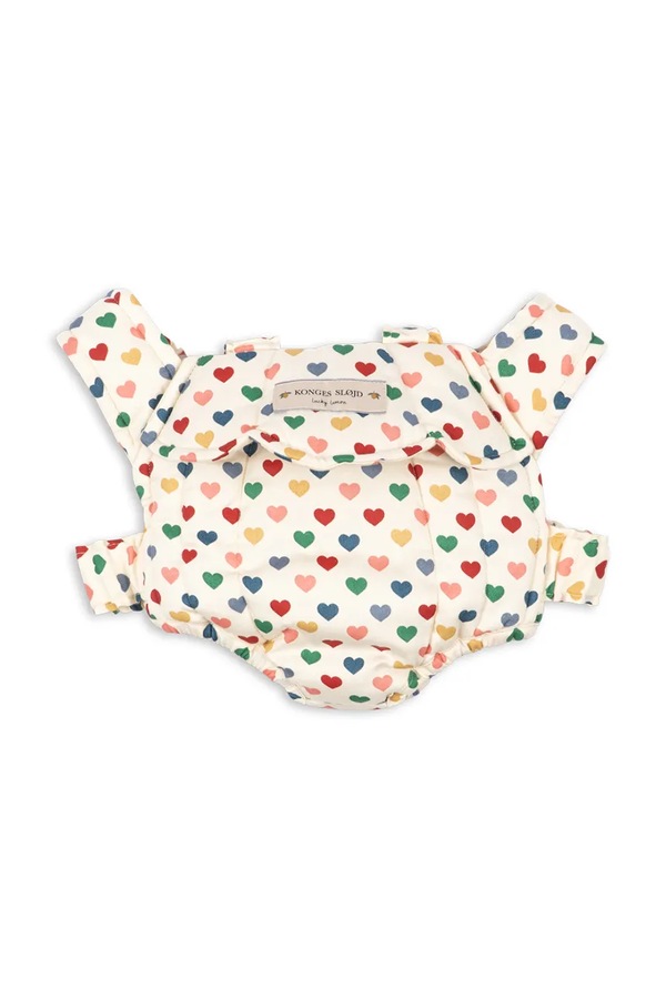 Переноска для ляльок дитяча бавовняна Konges Sløjd DOLL CARRIER колір бежевий