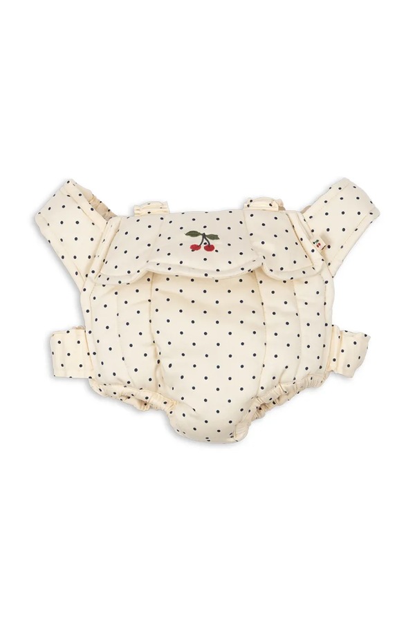Переноска для ляльок дитяча бавовняна Konges Sløjd DOLL CARRIER колір бежевий