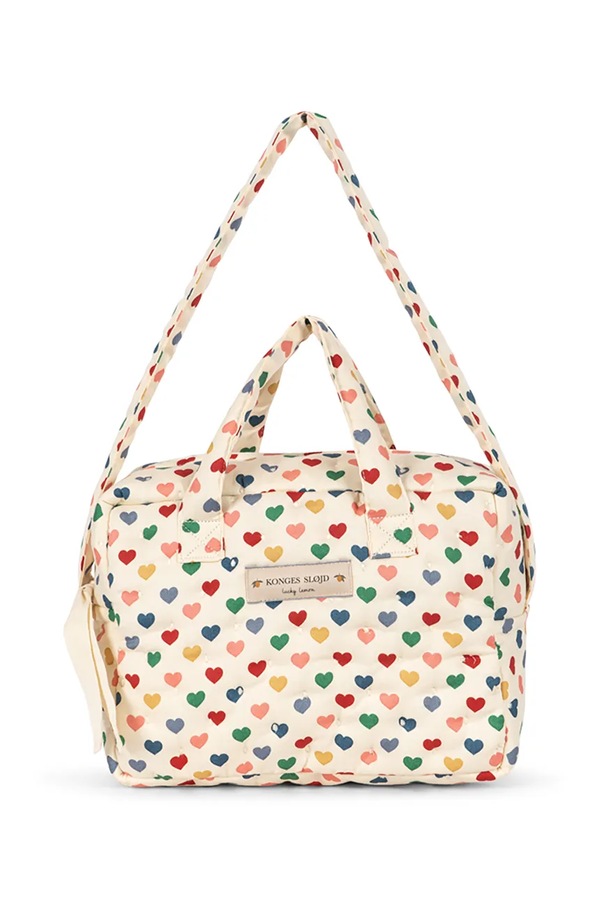 Сумка на візок для ляльок дитяча бавовняна Konges Sløjd DOLL BAG колір бежевий фото 2