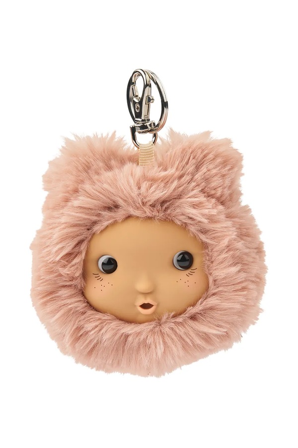 Брелок дитячий Liewood Kiara Cleo Plush Keychain колір рожевий