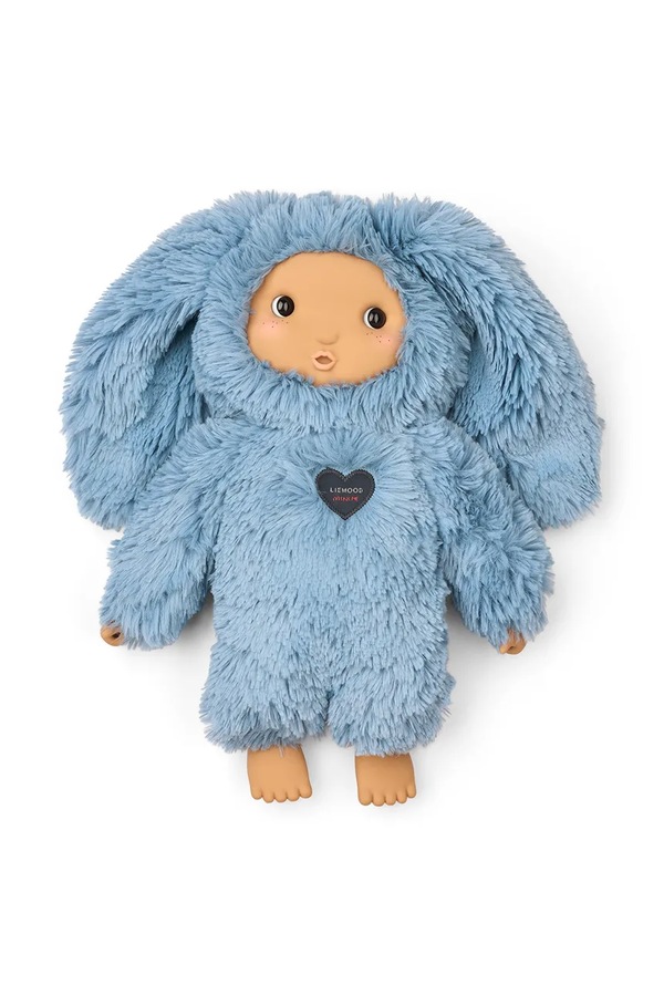 Плюшева іграшка дитяча Liewood Miko Rocco Plush Doll колір блакитний фото 2