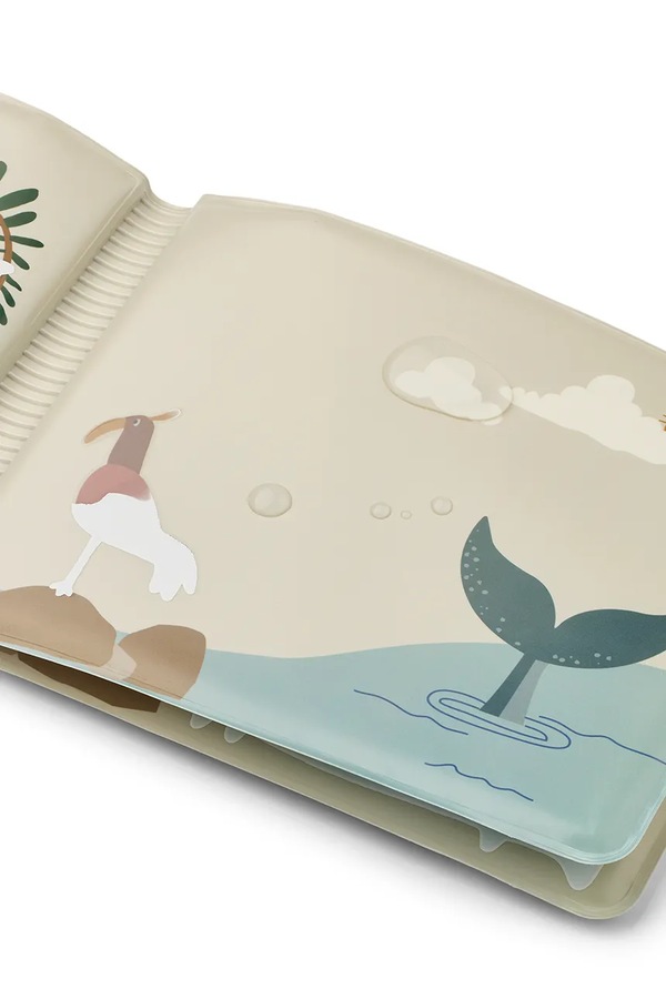 Книга дитяча Liewood Waylon Classic Animal Magic Water Book колір бежевий фото 3