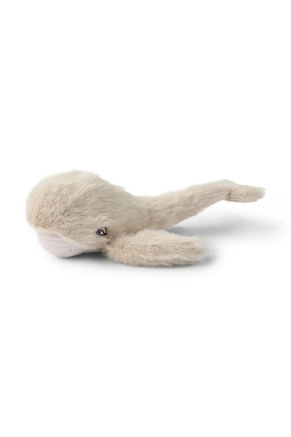 Плюшева іграшка дитяча Liewood Dania Whale Rattle колір бежевий