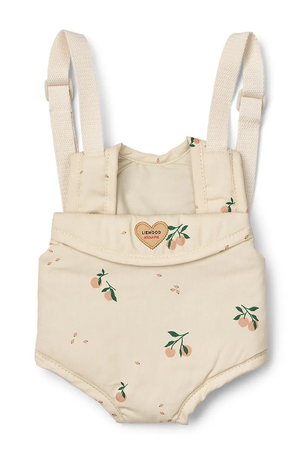 Переноска для ляльок дитяча бавовняна Liewood Eleanor Doll Carrier колір бежевий