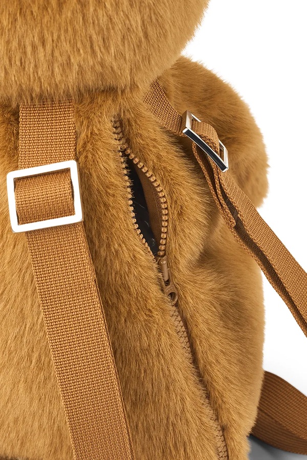 Рюкзак дитячий Liewood Dayana Plush Bear Backpack колір коричневий фото 3