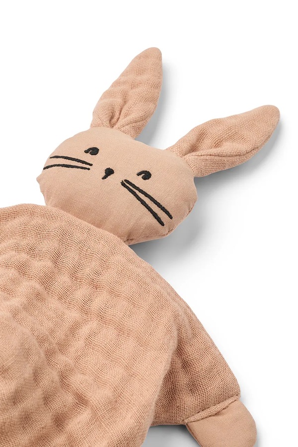 Комфортер дитячий бавовняний Liewood Amaya Rabbit Cuddle Teddy колір помаранчевий фото 2