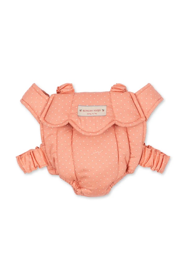 Переноска для ляльок дитяча бавовняна Konges Sløjd DOLL CARRIER колір помаранчевий