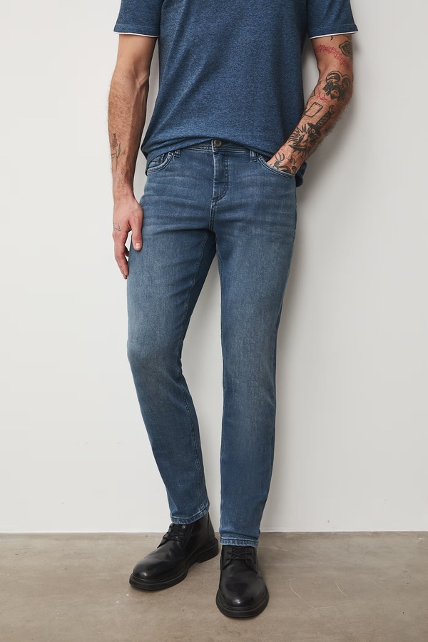 Джинсы slim fit мужские Medicine цвет голубой