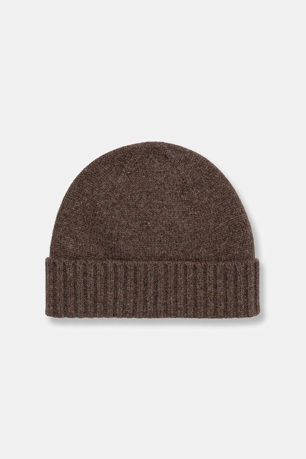 Шапка beanie чоловіча із мериносової вовни Medicine колір коричневий
