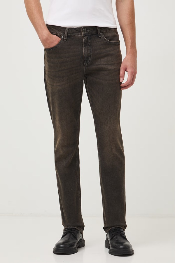 Джинси slim fit чоловічі Medicine колір коричневий