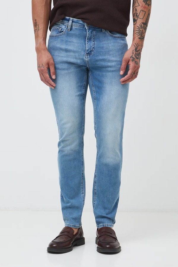 Джинси slim fit чоловічі Medicine колір блакитний
