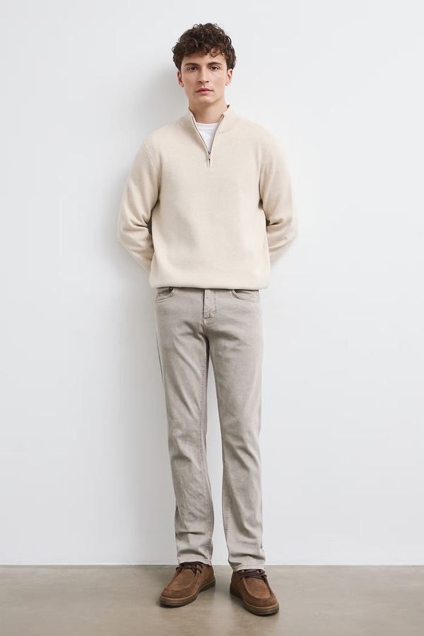 Джинси slim fit чоловічі Medicine колір бежевий