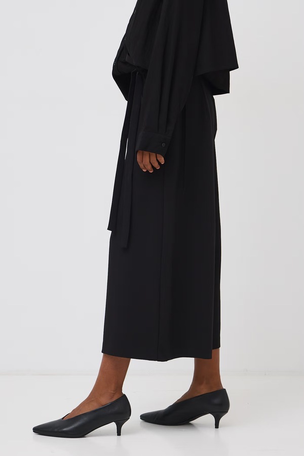 Брюки culottes женские Medicine цвет черный фото 2
