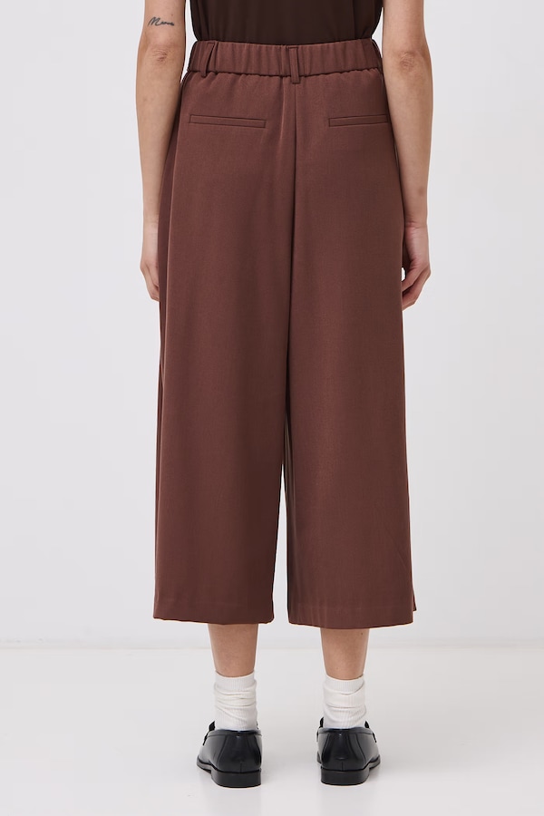 Брюки culottes женские Medicine цвет коричневый фото 2