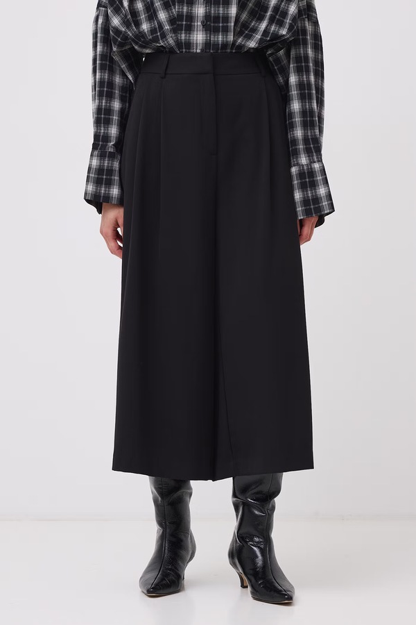 Брюки culottes женские Medicine цвет черный