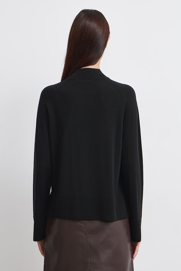 Светр жіночий із мериносової вовни Medicine колір чорний фото 3
