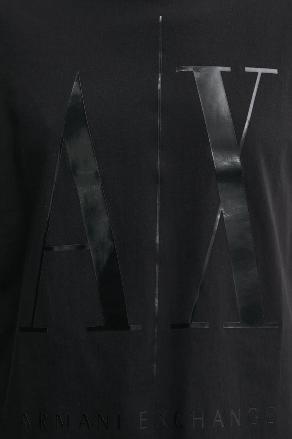 Футболка Armani Exchange колір чорний фото 4