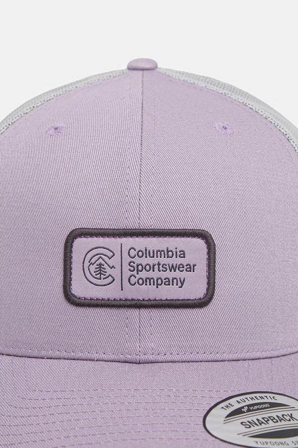 Кепка-тракер з бавовною Columbia колір фіолетовий фото 3