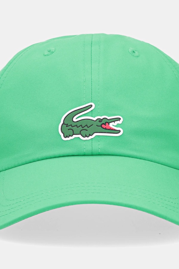 Кепка Lacoste колір зелений фото 2