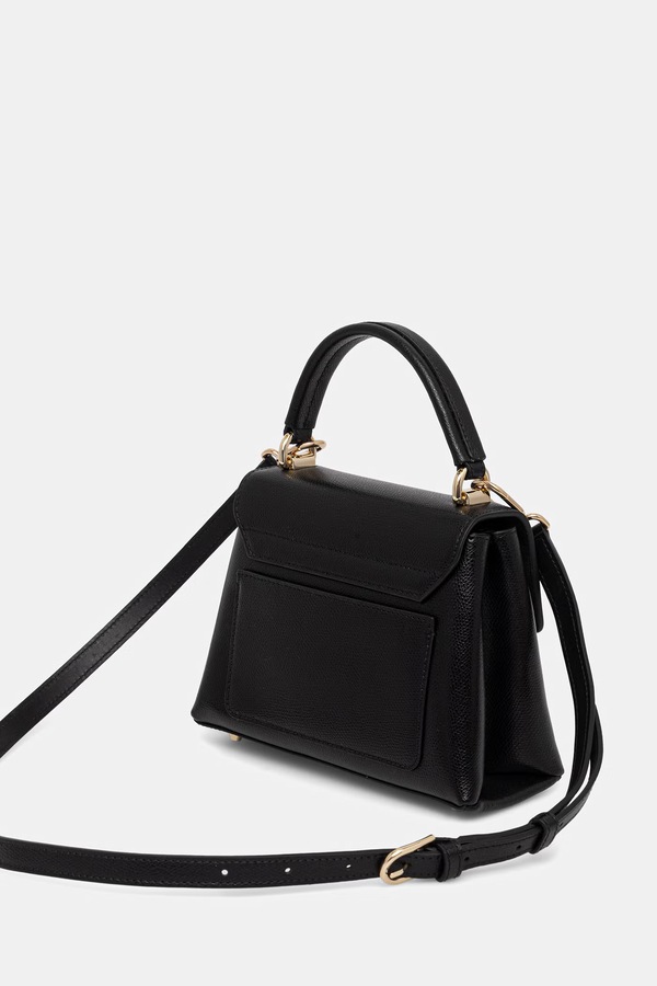 Сумка крос-боді жіноча шкіряна Furla 1927 Mini Top Handle колір чорний фото 2
