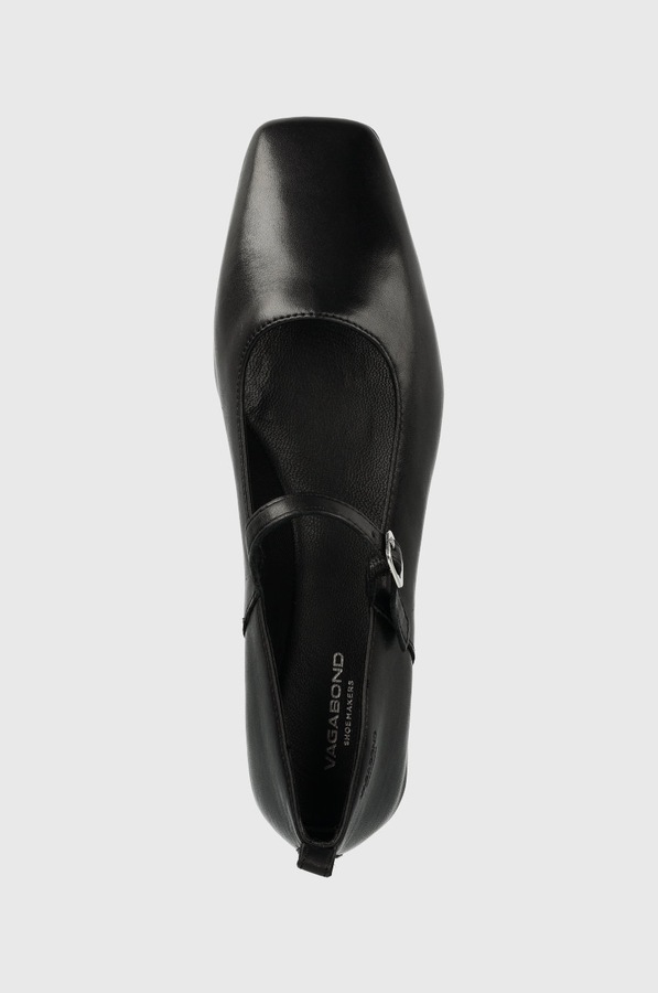 Шкіряні балетки Vagabond Shoemakers Delia колір чорний фото 4
