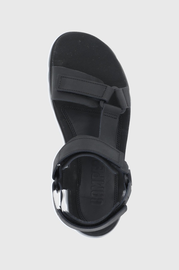 Шкіряні сандалі Camper Oruga Sandal колір чорний фото 4