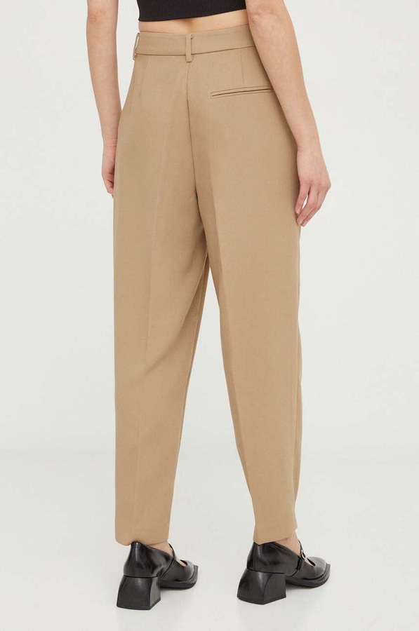Штани Bruuns Bazaar CindySus Dagny pants колір бежевий фото 2