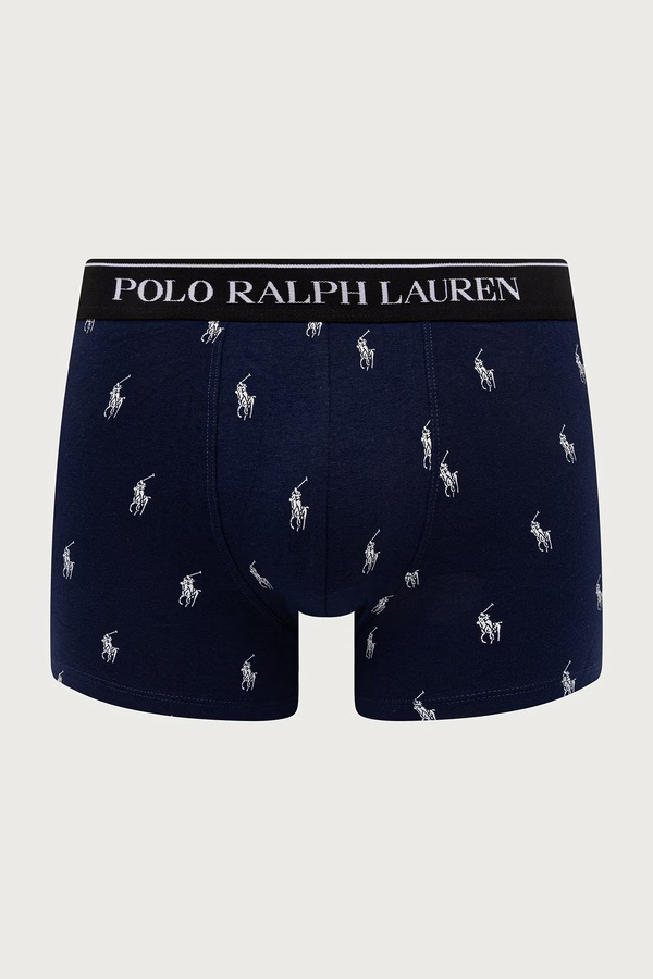 Боксери чоловічі бавовняні з еластаном 3 шт. Polo Ralph Lauren колір блакитний фото 2