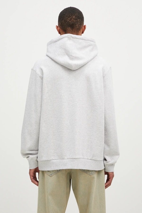Бавовняна кофта Gramicci One Point Hooded Sweatshirt колір сірий фото 2