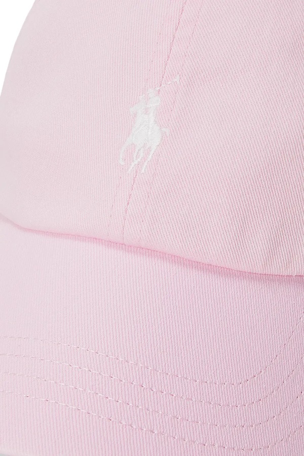 Бейсболка женская хлопковая Polo Ralph Lauren цвет розовый фото 2