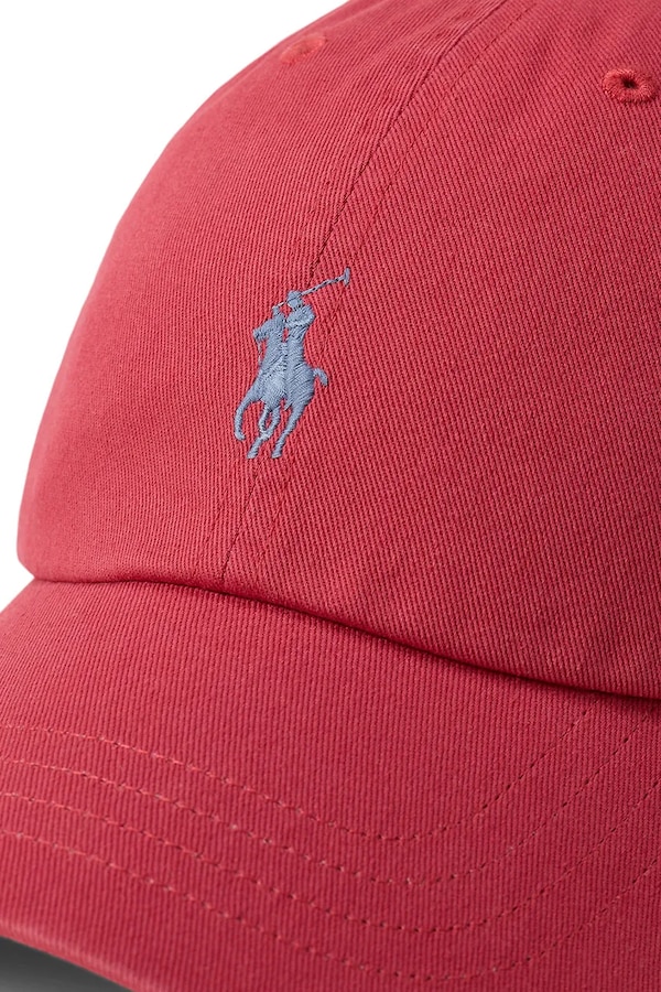 Кепка чоловіча бавовняна Polo Ralph Lauren колір рожевий фото 2