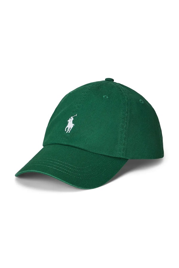 Кепка мужская хлопковая Polo Ralph Lauren цвет зеленый