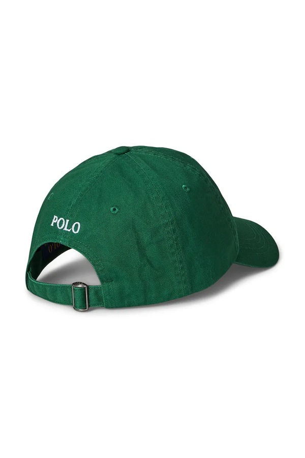 Кепка мужская хлопковая Polo Ralph Lauren цвет зеленый