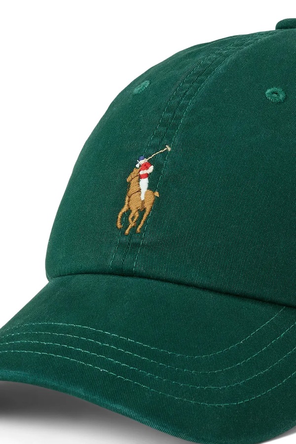 Кепка з бавовною Polo Ralph Lauren колір зелений фото 3
